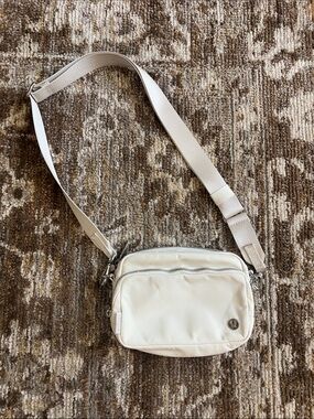 Lululemon Cream Crossbody Bag